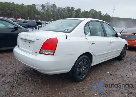2001 Hyundai Elantra Gls z USA, uszkodzony, nr VIN KMHDN45D21U157878